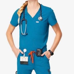 Figs Alps Blue scrub set